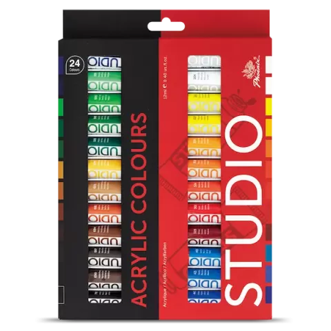 BOJE AKRILNE STUDIO 12 ML X 24 KOM.