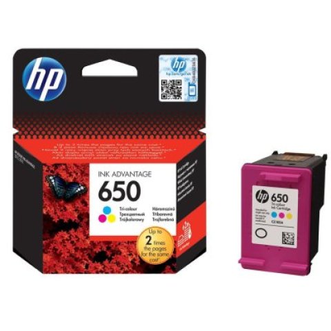 Tinta HP CZ102AE#BHK no.650 DJ2515 color