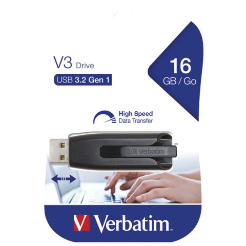 USB 16 GB STORE'N'GO VERBATIM 49172 CRNA