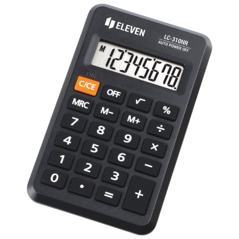 KALKULATOR KOMERCIJALNI 8 MJESTA ELEVEN LC-310NR CRNI