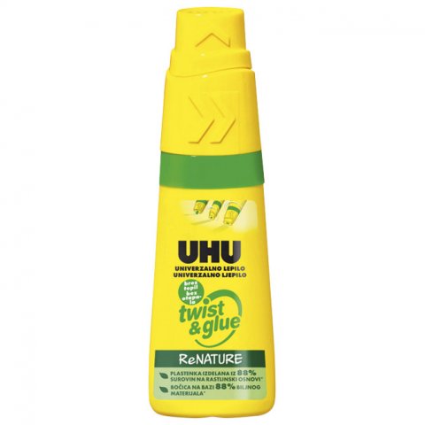 LJEPILO UHU 35 ML TWIST & GLUE ZELENO