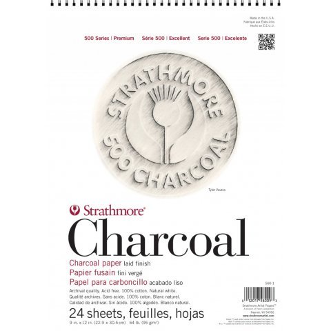 BLOK STM CHARCOAL 23X31 24/90G