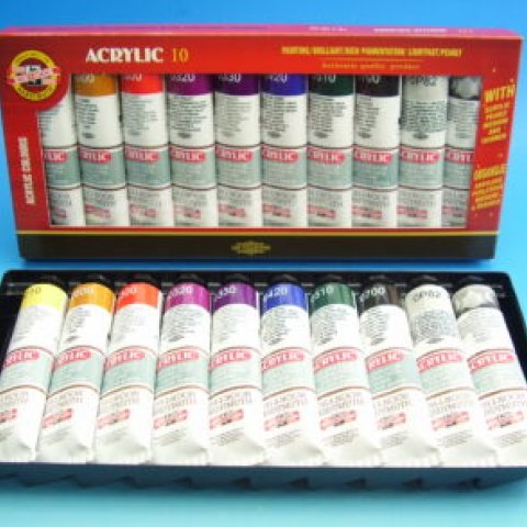 BOJE AKRILNE 10/1 40 ML K-I-N UMJETNIČKE